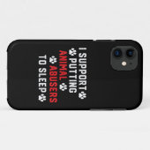 動物虐待者を眠らせろを支持 Funny An Case-Mate iPhoneケース (裏面(横))