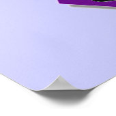 動物虐待認識度ストップリボン(動物虐待) ポスター (角)