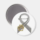 動物虐待認識度ピン マグネット (正面/裏面)