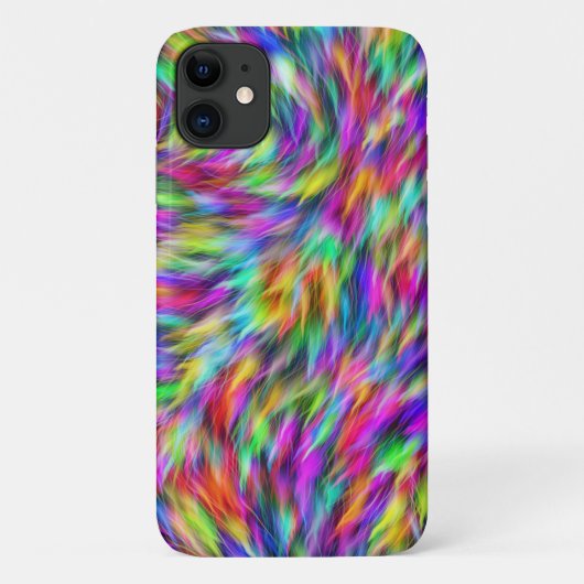 動物角柱状ファーパターン–65750 Case-Mate iPhoneケース (裏面)