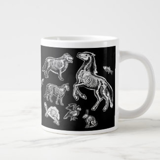 動物解剖学的骨格X線 ジャンボコーヒーマグカップ