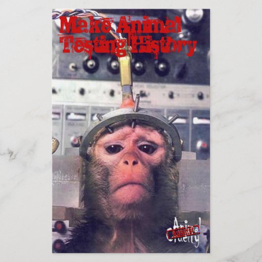 動物試験の終了 チラシ (正面)