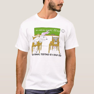 動物試験のTシャツ Tシャツ