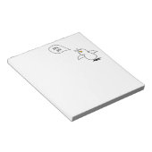 動物話スペインのも！商品 ノートパッド (アングル)