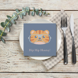 動物誕生日ジャングルタイガーハート シーズンカード