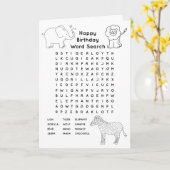 動物語検索誕生日カード カード (黄色い花)