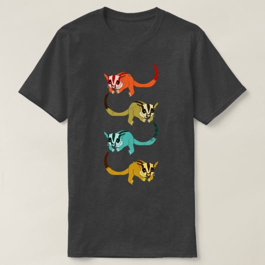 動物贈り物オーストラリアのペット砂糖滑空機 Tシャツ (デザイン正面)
