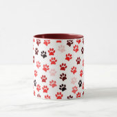 動物足プリント マグカップ (中央)