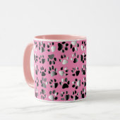 動物足プリント マグカップ (正面左)