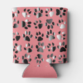 動物足プリント 缶クーラー (裏面)