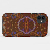 動物跡のあるオーストラリアのアボリジニの歩道 Case-Mate iPhoneケース (裏面(横))