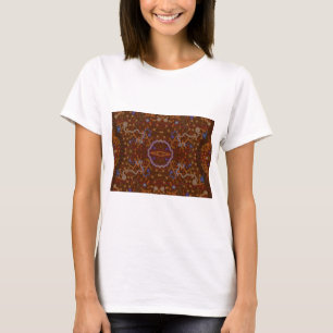 動物跡のあるオーストラリアのアボリジニの歩道 Tシャツ