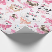 動物踊り ラッピングペーパー (角)