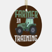 動物農業家畜訓練農家 セラミックオーナメント (右)