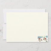 動物郵便切手国際的コラージカード (裏面)