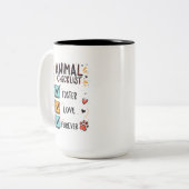 動物里親専用マグカップ ツートーンマグカップ (正面左)