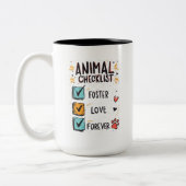 動物里親専用マグカップ ツートーンマグカップ (左)