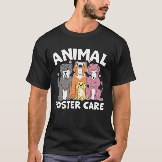 動物里親気に護動物救護 Tシャツ (正面)