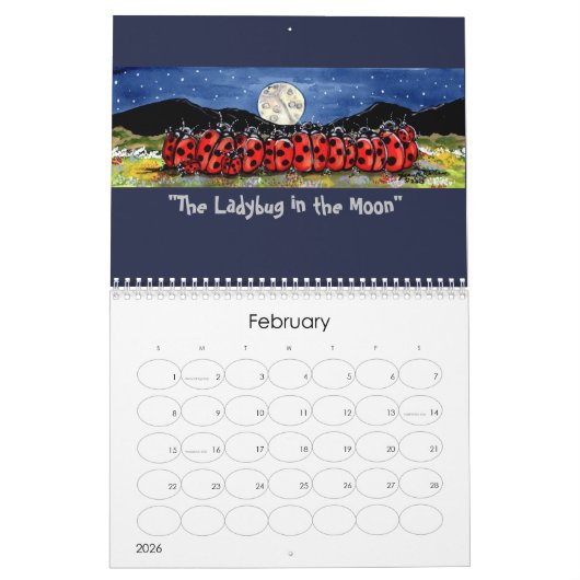 動物野生動物の月 – 毎年恒例のカレンダーアートウサギ カレンダー (2月 2026)