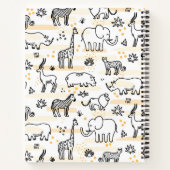 動物野生動物 ノートブック (裏面)