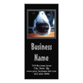 動物関連事業白黒犬カスタム ラックカード (正面)