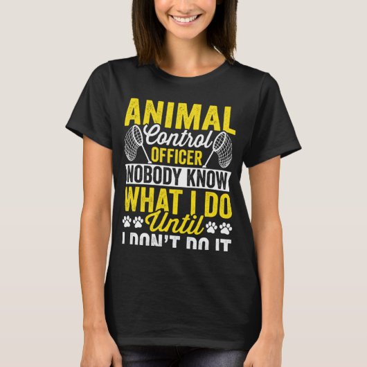 動物防除士動物捕獲器1 Tシャツ (正面)