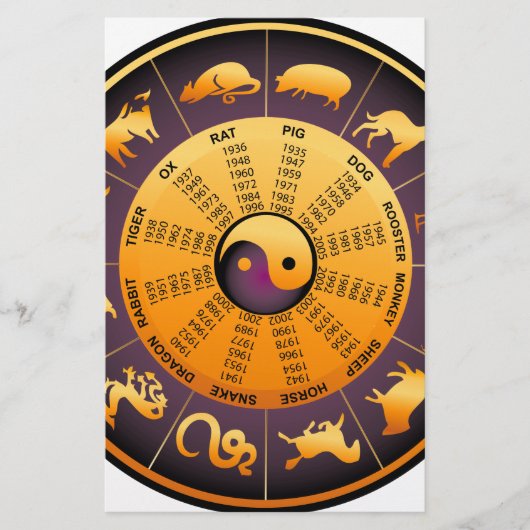 動物陰陽 便箋 (正面)