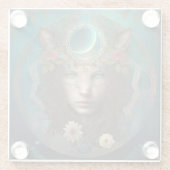 動物霊神秘ファンタジー ガラスコースター (裏面)