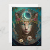 動物霊神秘ファンタジー ポストカード (正面/裏面)