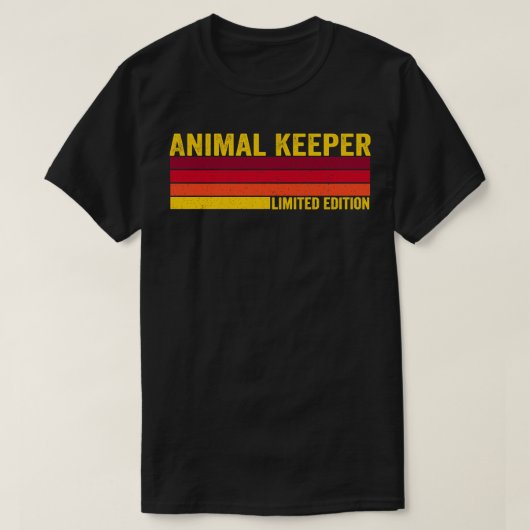 動物飼育員 Tシャツ (デザイン正面)