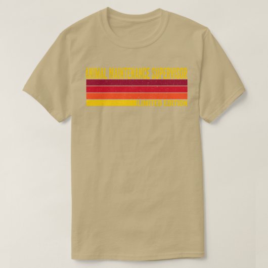動物飼養管理者 Tシャツ (デザイン正面)