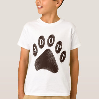 動物養子縁組 Tシャツ