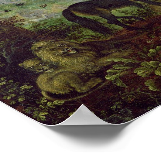 動物魅力的のオルフェウス, 1626 ポスター (角)