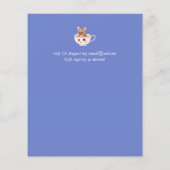 動物魔法茶パーティー赤ちゃんシャワー予算 (裏面)