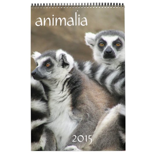 動物2015年 カレンダー (カバー)