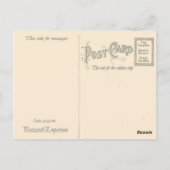 動物,かわいい子犬 ポストカード (裏面)