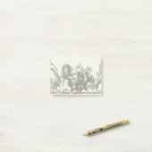 動物 かわいい アート ユニコーン 象 ライオン 動物園 ポストイット (デスク上)