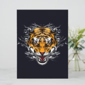 動物 かわいい トラ | バスルームの壁 (スタンド正面)