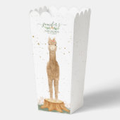 動物 アルパカ 赤ちゃん かわいい シャワー フェイバーボックス (正面)