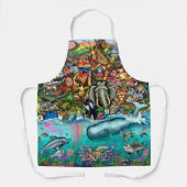 動物 エプロン (正面)
