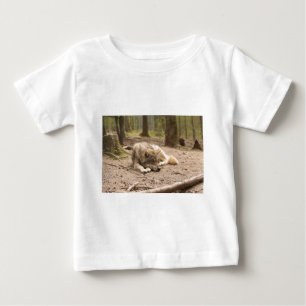 動物 オオカミ 平和 愛 野性 国 自然 ベビーTシャツ