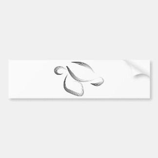 動物-カメ バンパーステッカー