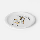 動物 – グラフィックSLOTH – 野生動物 – パーティー ペーパープレート (アングル)