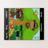 動物 ジグソーパズル (横)