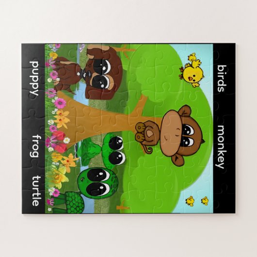 動物 ジグソーパズル (横)