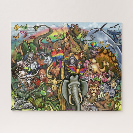 動物 ジグソーパズル (横)