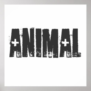 動物 - スポーツジム ボディビル フィットネス ポスター