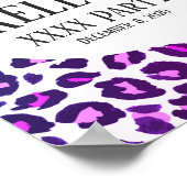 動物，ヒョウ，チーター歓迎サイン ポスター (角)