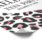 動物，ヒョウ，チーター歓迎サイン ポスター (角)