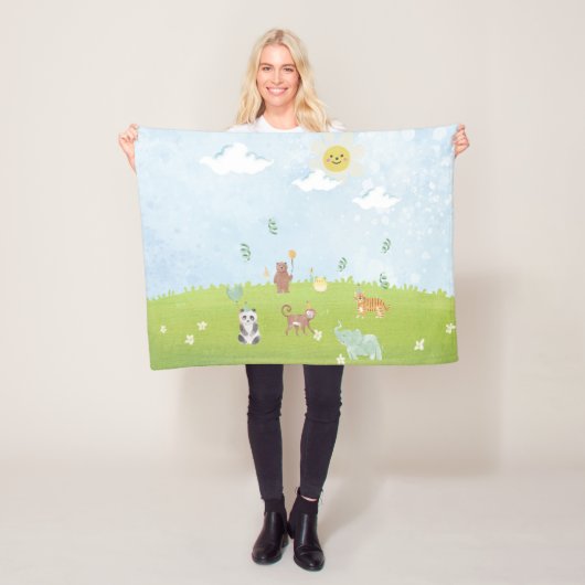 動物 フリースブランケット (インサイチュ)